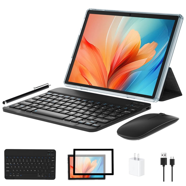 Android 14 Tablet 10.1 inch Tablets, 10GB RAM + 64GB ROM 1TB