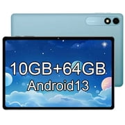 Android 14 Tablet 10.1 inch Tablets, 10GB RAM + 64GB ROM 1TB Expand, Octa-Core Tablet with Case, GPS, 6000mAh, 1280x800 FHD Display, Dual Camera, WiFi, Bluetooth