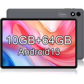 Android 14 Tablet 10.1 inch Tablets, 10GB RAM + 64GB ROM 1TB Expand, Octa-Core Tablet with Case, GPS, 6000mAh, 1280x800 FHD Display, Dual Camera, WiFi, Bluetooth