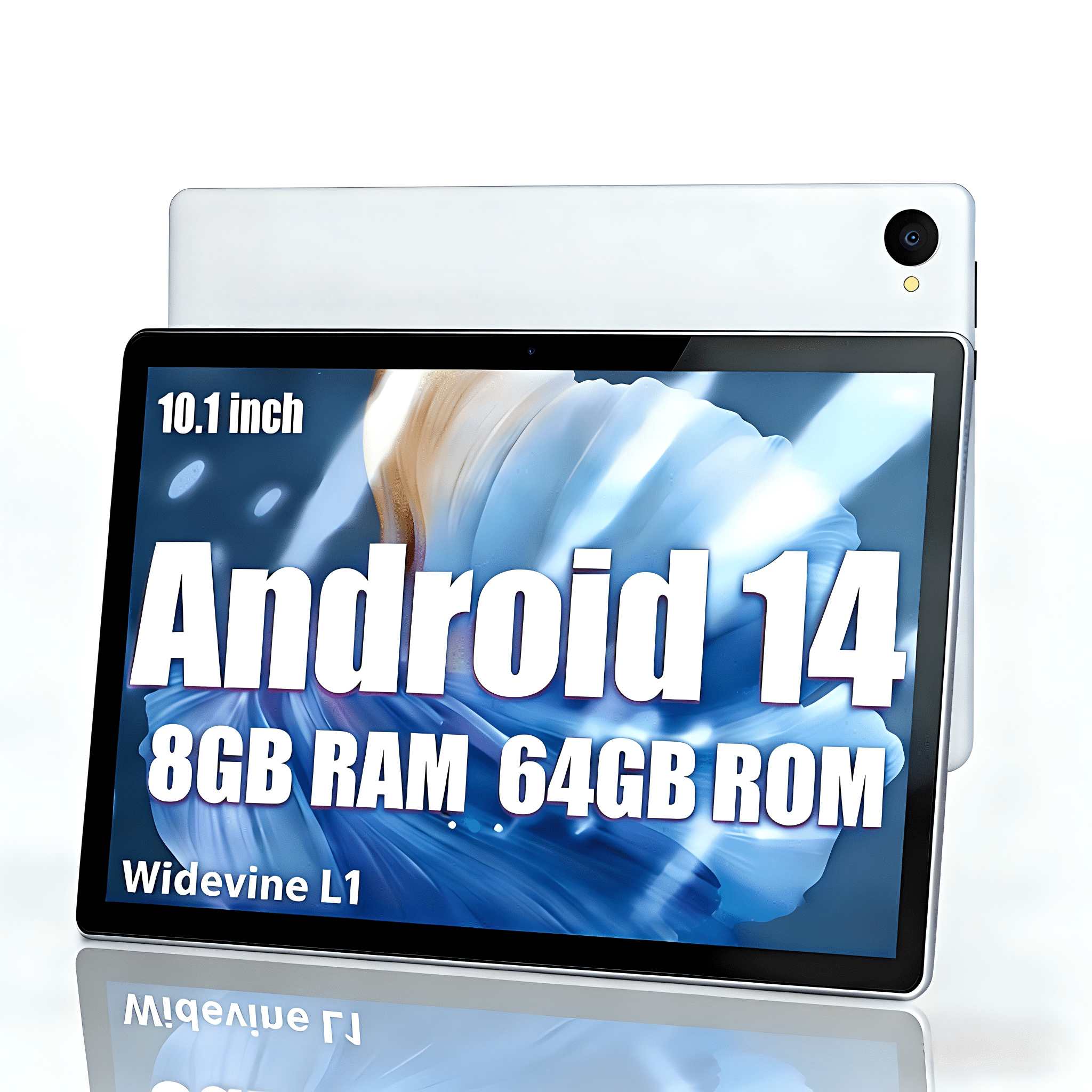 10inch Android 13 Tablet, 6GB RAM 64GB ROM 128GB Expand, Quad-core