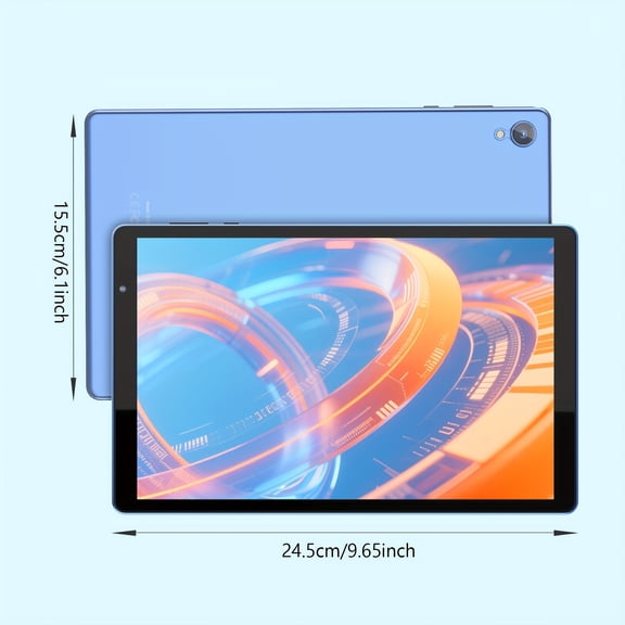 Android 14 Tablet, 10 Inch 1280*800IPS, A133S CPU, Quad-core, 32GB ROM+2GB RAM, 2MP+2MP, 6000mAh Battery Long Life, Single Frequency WIFI6, Four Colors, Suitable for Office, Travel, Business Trips