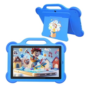 Android 14 Tablet 10 inch Kids Tablet, 8GB RAM 32GB ROM Tablets for Kids, 1.8Ghz Quad-Core Processor Tablet, Parental Control Toddler Tablet with case, 8MP Camera, Pre-Installed Kids Educational APP