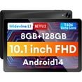 thumbnail image 1 of Headwolf WPad5 Android 14 Tablet, 10 Inch 1920*1200 FHD Display, Unisoc T606 Octa-Core, 8GB RAM 128GB ROM, Widevine L1, for Work, Study, and Entertainment, 1 of 12