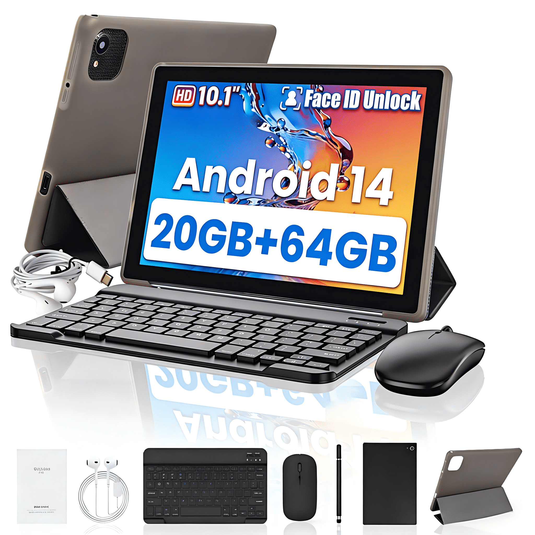 10.1inch Android 14 Tablet, Octa-Core Touch Screen Tablet, 10GB 10.1inch Android 14 Tablet, Octa-Core Touch Screen Tablet, 10GB