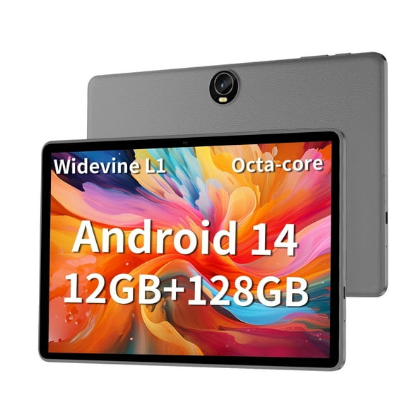 Android 14 Tablet, 11inch Tablets, 12GB+128GB+1TB, Support Face Unlock, 8000mAh Large Battery+18W Fast Charging , Octa-Core Processor, Dual Cameras, Dual WiFi6, Bluetooth,HD Touchscreen Display PC