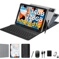 thumbnail image 1 of Android 14 Tablet with Keyboard, 14GB RAM+128GB ROM, 8MP+13MP Camera, 4G LTE, Unisoc T606 8-Core Processor, 1 of 12