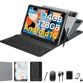 Tabwee Tablet 2025 Latest Android 15 Tablets T80, 10.5 inch Tablet