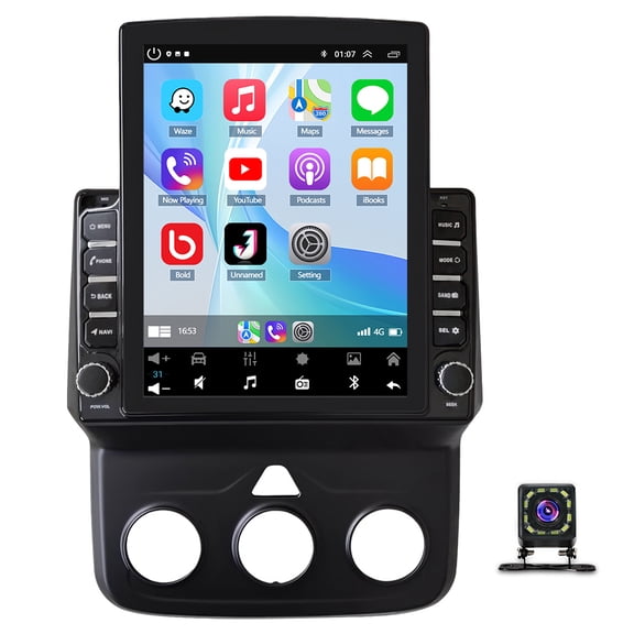 Android 15 2+32G Car Stereo 9.7" for Ram 2013-2019 with 2013-2019 FM/AM/RDS, CarPlay, Android Auto, GPS Navigation, Bluetooth, WiFi, SWC, DSP, Backup Camera