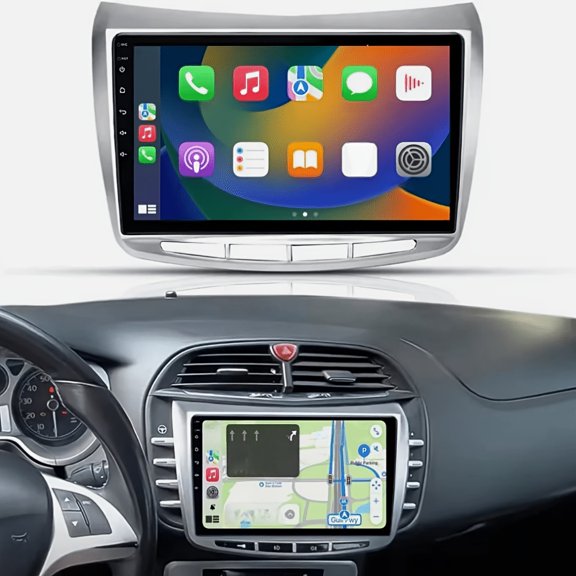 Android 15 9" Car Stereo for Lancia for Delta 2009-2019 4+64G GPS Wireless CarPlay Android Auto Split Screen WiFi Bluetooth FM RDS SWC Car Radio Head Unit