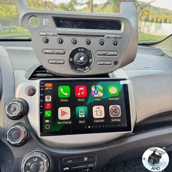 Android 15 Car Stereo Radio Apple CarPlay GPS Wifi For Honda Fit Jazz 2008 2009 2010 2011 2012 2013