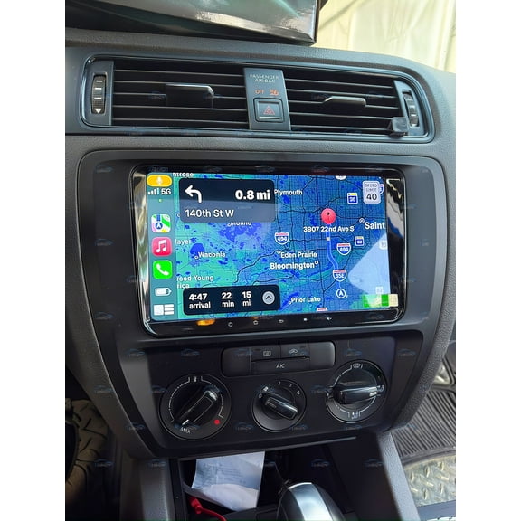 Android 15 CarPlay Car Stereo Fit VW Jetta 2010 2011 2012 2013 2014 2015 GPS BT Radio w/ Camera 32G