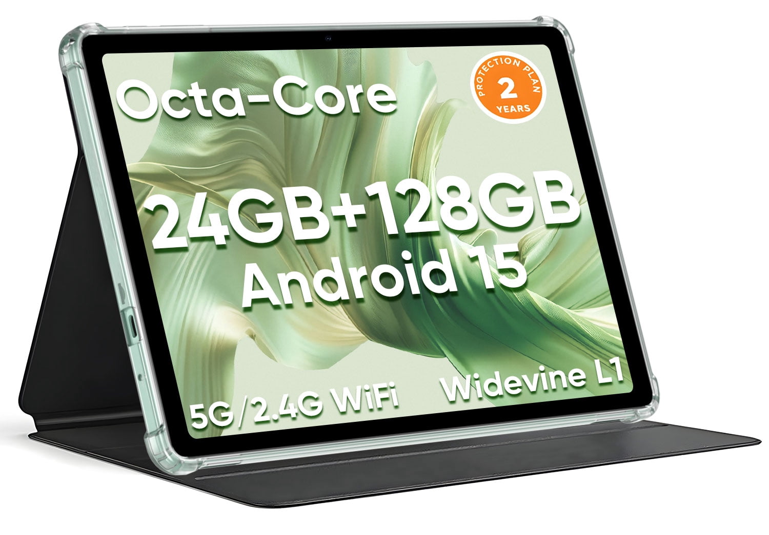 Jikocxn, Android 15 Tablet, 10.1 inch, 24GB RAM, 128GB ROM
