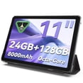thumbnail image 1 of Android 15 Tablet, 11 inch 24GB RAM + 128GB ROM 1TB Expand, Octa-Core Tablet with GPS, 8000mAh, 1280x800 FHD Display, 5MP+8MP Dual Camera, WiFi, Bluetooth, GPS,Includes protective case, 1 of 8