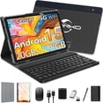 thumbnail image 1 of Android 15 Tablet,128GB ROM 20GB RAM,10inch 4G Phone Tablet,5G WiFi+Cellular, Octa-Core, Dual Camera, GPS, BT 5.0,1TB Expand,FHD IPS,Incell Touch Screen,8000mAh, Face Unlock,Tablet with Keyboard, 1 of 12