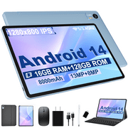 Android 14 Tablet,10inch Tablet,5G WiFi+Cellular, Octa-Core, Dual Camera, GPS, BT 5.0,1TB Expand,FHD IPS,Incell Touch Screen,8000mAh, Face Unlock,Tablet with Keyboard