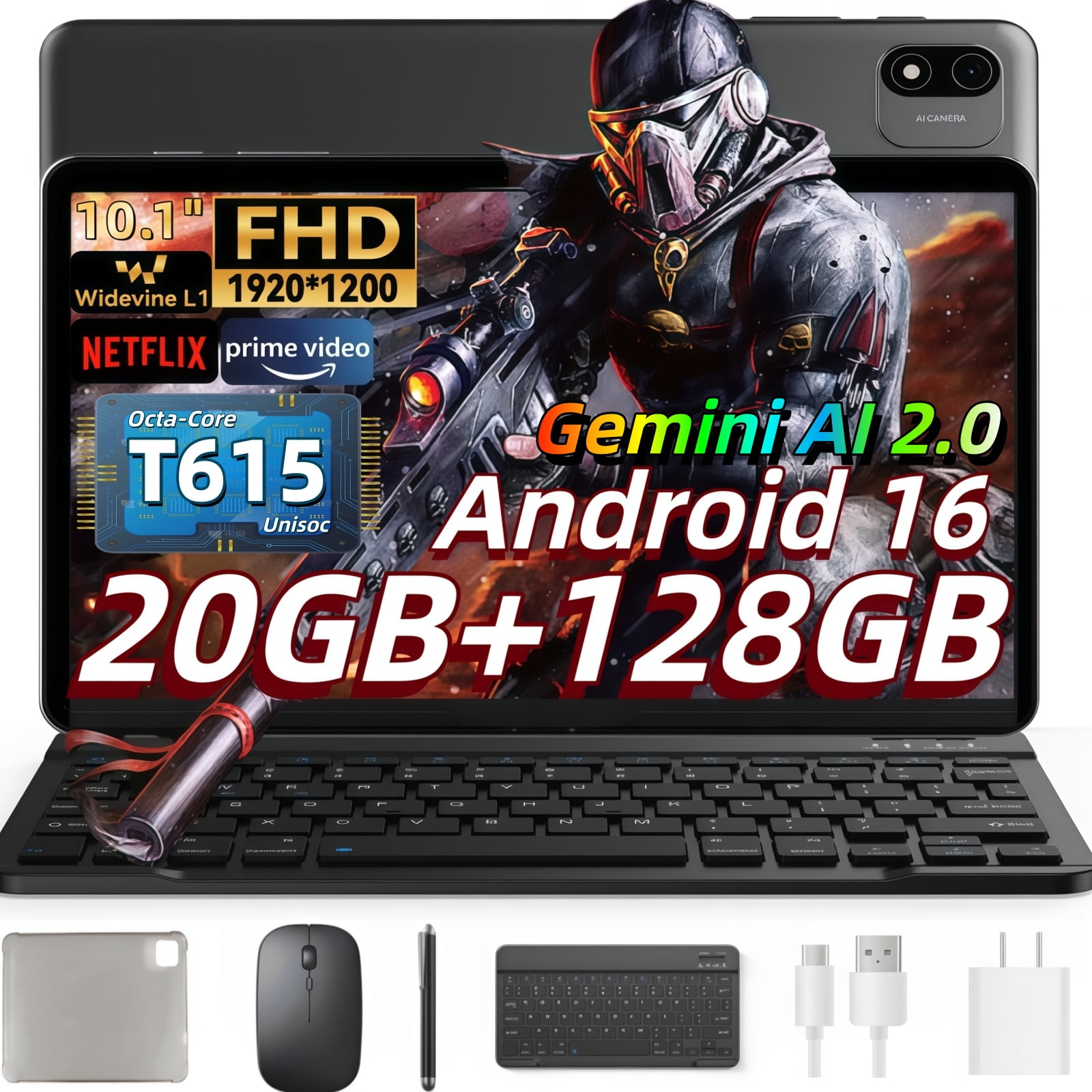 Android Tablet, 10 Inch Tablet, Gemini Al 2.0 Android Tablets, 2