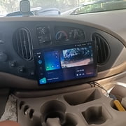 Android 15 Universal 10.1in Car Stereo Radio 4G+64G for Ford E-250 E-350 Super Duty 1998 2008