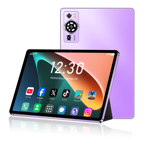 Android 15 tablet, 16 memory, 128GB storage space, supports 128GB expansion, octa-core processor, maximum frequency 2.3GHz, dual camera, supports WiFi 6000mAh battery, 1280x 800 HD touch