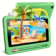 thumbnail image 1 of BESTSKI 7 Inch Kids Tablet with Case for Toddler, 24GB RAM+128GB ROM, IPS HD Screen, Ukidoz Pre-install, Green, 1 of 8