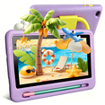 thumbnail image 1 of BESTSKI 7 Inch Kids Tablet with Case for Toddler, 24GB RAM+128GB ROM, IPS HD Screen, Ukidoz Pre-install, Purple, 1 of 8
