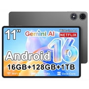 Android 16 Tablet 11 Inch, TECLAST Octa-Core CPU Android Tablets, 16GB+128GB+1TB Expand, 90Hz Refresh Rate, 8000mAh Battery, WiFi6, 1280*800 IPS, T-Colour 6.0, Widevine L1, GPS