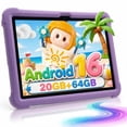 thumbnail image 1 of Android 16 Tablet for Kid, 10 inch ,Octa-Core CPU, 20GB Ram, 64GB Rom 1TF Card Expandable,Tablets with Case, Parental Control, 6000mAh,Wifi, BT5.0, 1 of 9