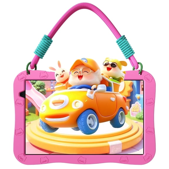 Kid Tablet 10 inch,Android 16 Tablet for Kid,Parental Controls Tablet,8GB RAM+32GB ROM,1280*800 LCD Display,6000mah Battery,Dual Camera,Pink
