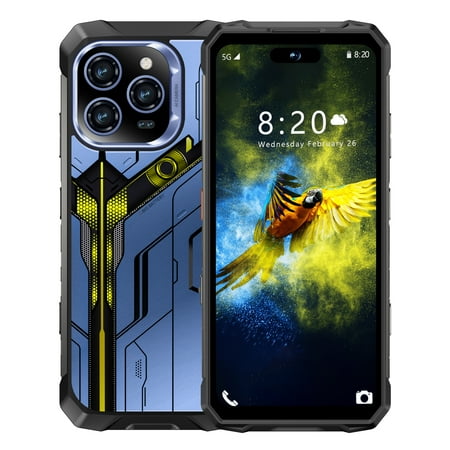 Android 6.8''Full Screen 8GB+128GB Mobile Phone 32+68MP With night vision Face Fingerprint Unlock 5G