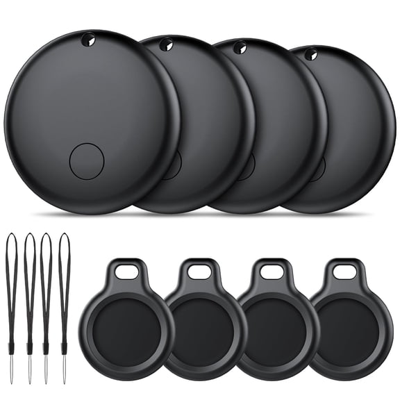 Android Air Tracker, Bluetooth Tracker Tags, Work with Google's Find Hub(Android), Smart Tags for Luggage, Wallet, Vehicles, Keys (Not for iOS) 4 Pack