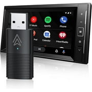 Android Auto Wireless Adapter for Factory Wired Android Auto Cars from 2016, Mini Wireless Android Auto Car Adapter Converts Wired Android Auto to Wireless, Plug & Play, Online Update Black