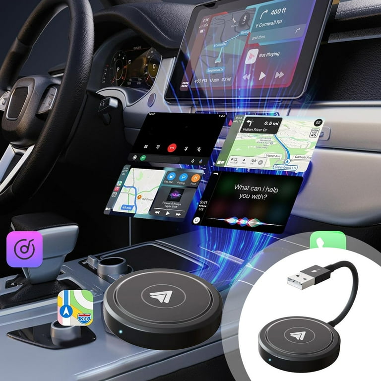 Android Auto Wireless Adapter – Wired to Wireless CarPlay, Intelligent AIBOX, Universal Compatibility, Plug-and-Play (Black) Android Auto Wireless Adapter – Wired to Wireless CarPlay, Intelligent AIBOX, Universal Compatibility, Plug-and-Play (Black)