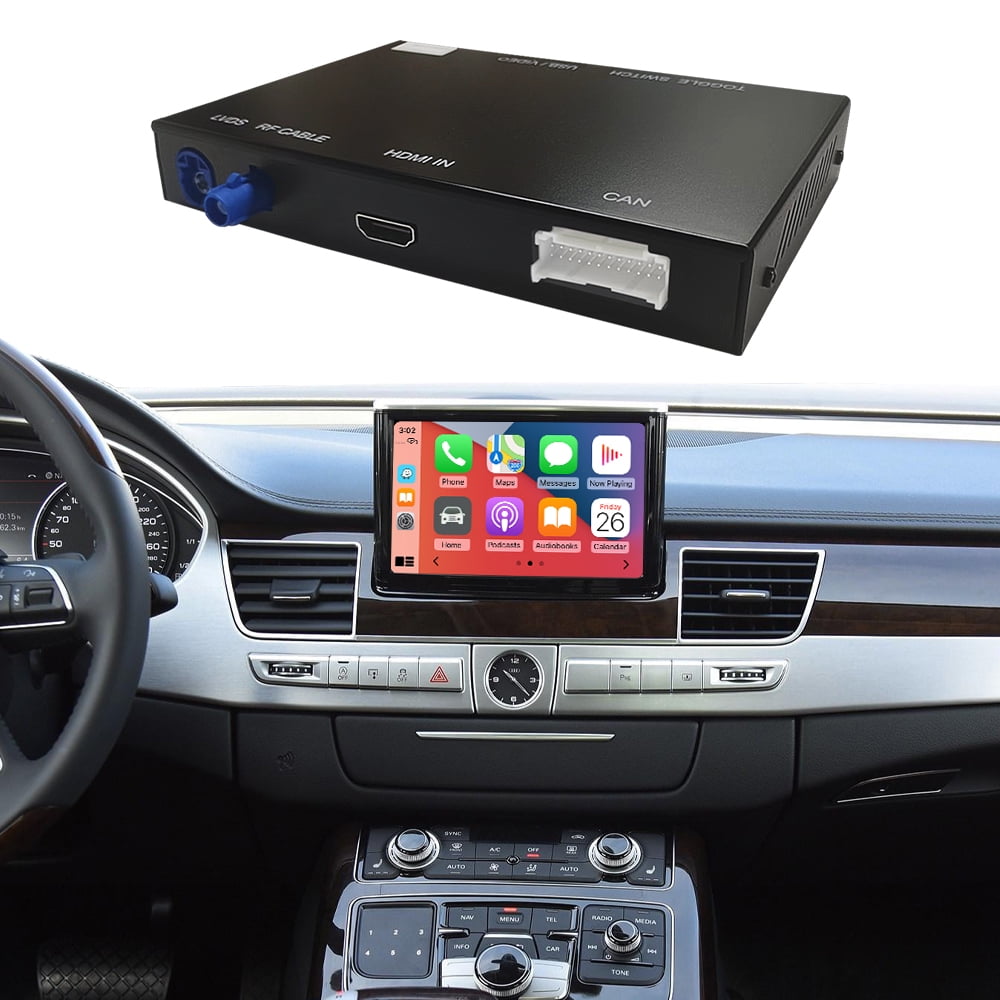 Android Auto Wireless Carplay for Audi A8 2010-2018 3G MMI System Decoder Box Mirrorlink Siri