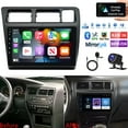 thumbnail image 1 of Android Car Radio for Toyota Corolla LHD Manual AC 1991-with Wireless Carplay Android Auto 2+32G, Touch Screen Car Stereo Bluetooth GPS WiFi FM SWC Backup Camera, 1 of 12