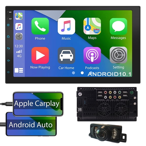 EinCar 7 Inch Android Car Stereo, Bluetooth, Backup Camera, 2 Din Digital Media Receiver