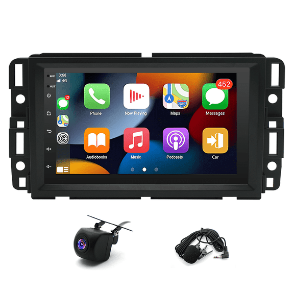 Android Car Stereo for Chevrolet Chevy Yukon Sierra Acadia with Wireless Carplay/Android Auto with WiFi GPS Navigation, Bluetooth Car Radio Support USB FM/RDS