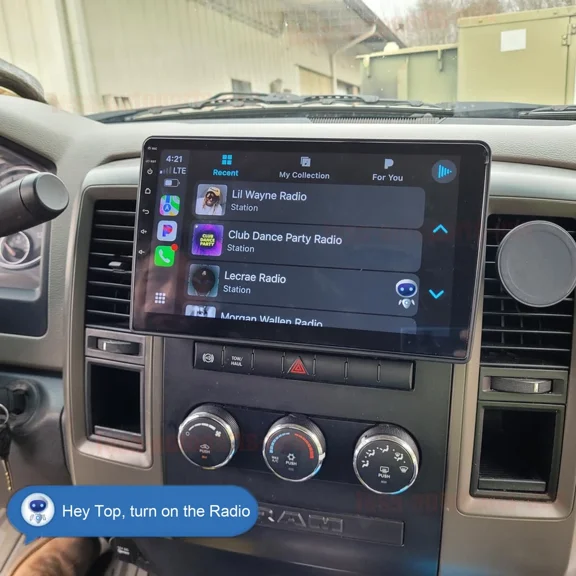 Android Car Stereo Compatible for Dodge Ram Pickup 2009-2012 10 Inch Radio GPS Navigation 2+64G CarPlay Android Auto Backup Camera 2008 2009 2010 2011 2012 2013 2014 2015 2016