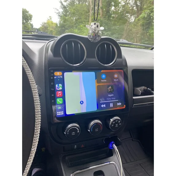 Android Car Stereo Compatible for Jeep Compass 2009-2017 10 Inch Radio GPS Navigation 2+64G CarPlay Android Auto Backup Camera 2008 2009 2010 2011 2012 2013 2014 2015 2016