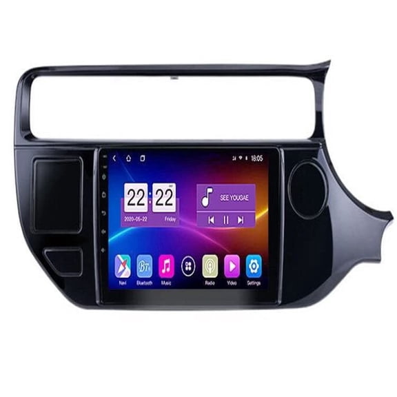 Android Car Stereo for KIA RIO 2015 2016 2017 RHD 2 Din Radio GPS Navigation IPS Touch Screen Multimedia Player Support 4G Carplay SWC Wifi Mirror Link DSP BT(Size:4 core wifi 1G+16G)