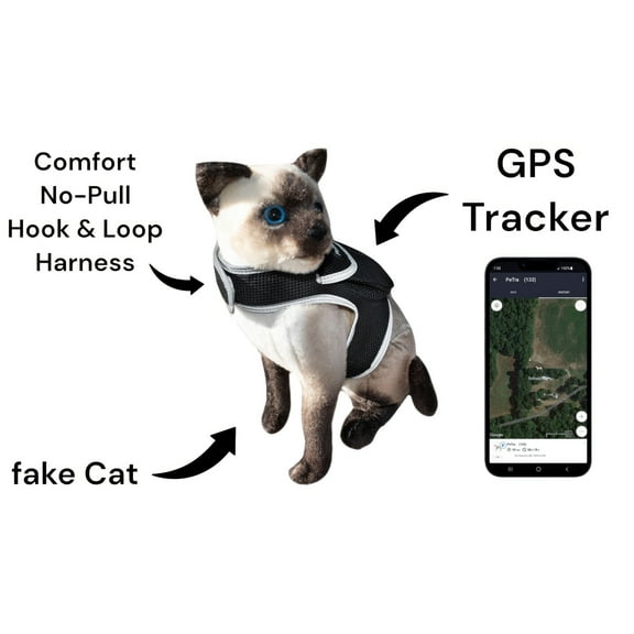 Android GPS Pet Tracker Realtime Tracking System Mini Dog Cat Locator Size:S