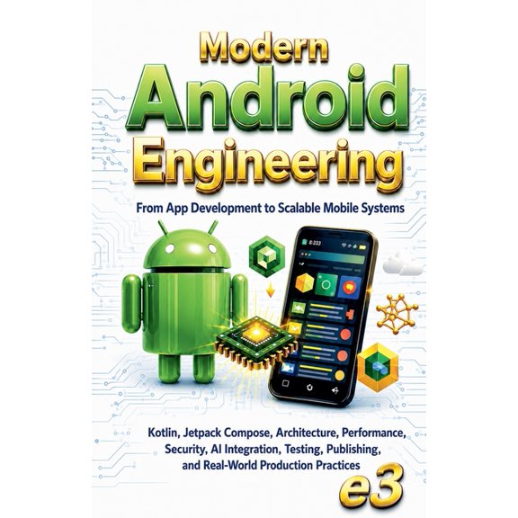 Android Modern Android Engineering: From App Development to Scalable Mobile Systems; Kotlin, Jetpack Compose, Architecture, Perf, Book 1, (Paperback)