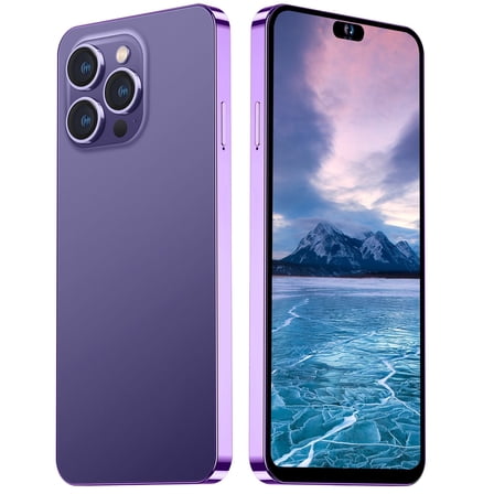 Android Smartphone with Large 68 Inch Display Advanced Face ID and Fingerprint Security for GSM 4G Networks