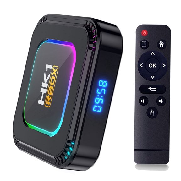 Android 13.0 HK1 Box Android Box 4GB RAM 64GB ROM RK3528 with 3D 6K Dual-WiFi 5G Hz/2.4GHz BT 5.0 USB 3.0 Ultra HD
