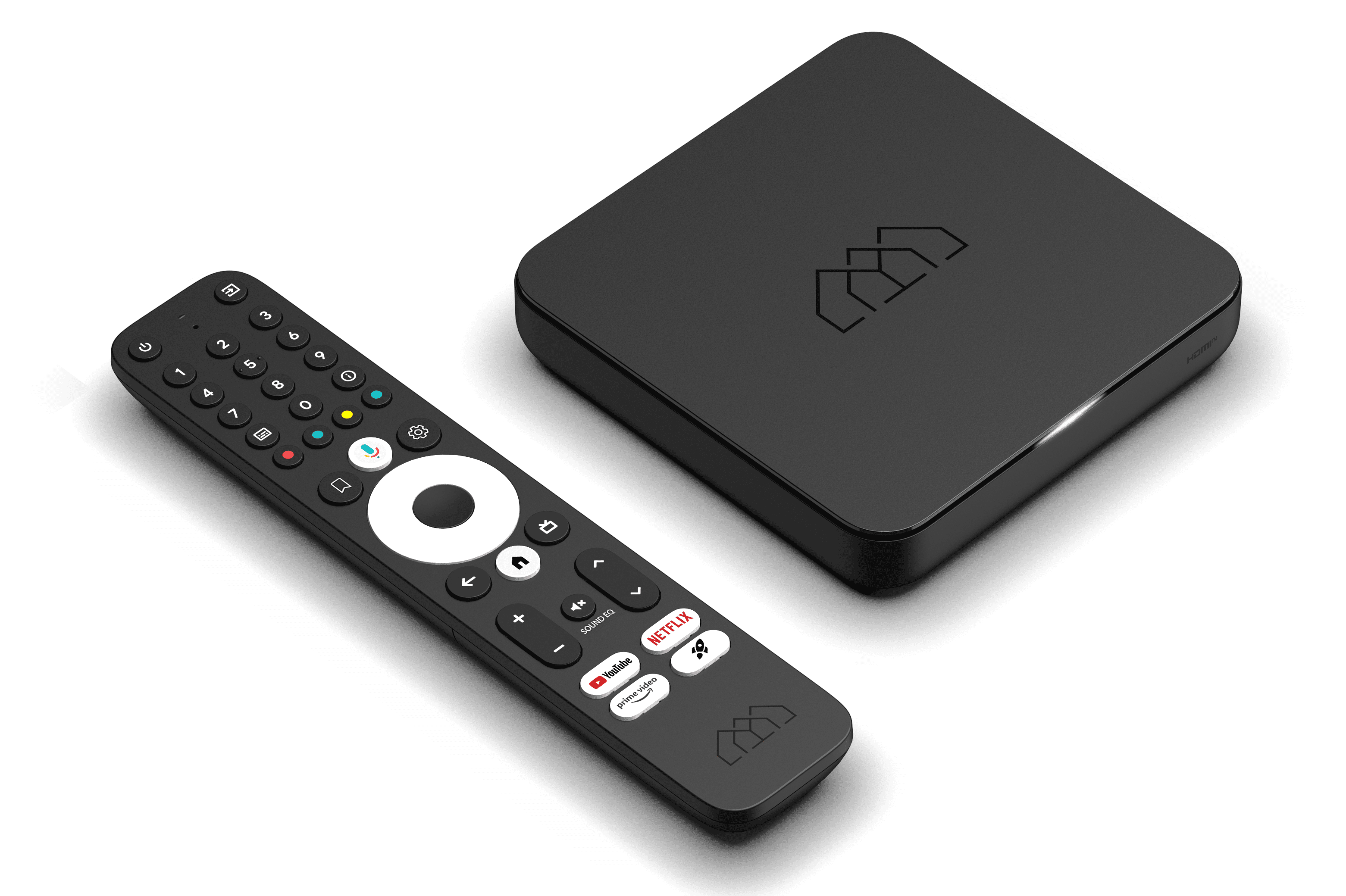 Android TV Box by Translite Global TL-4KBR, 4K UHD Google Certified,  Netflix, Prime Video pre-Loaded, Android 11 OS, Amlogic S905X4 with Google