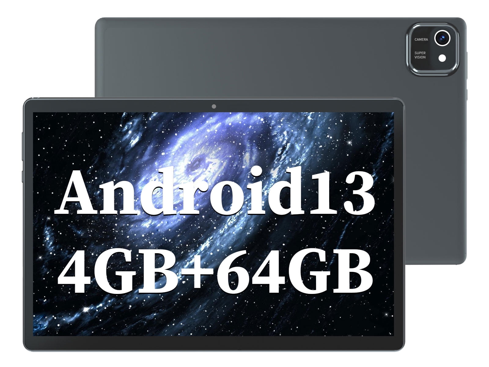 Android Tablet, 10.1 inch Android 14 Tablets 10GB RAM 64GB ROM 1TB Expand, 1280x800 IPS HD Touchscreen,6000 mAh, Bluetooth 5.0, 5MP+8MP Dual Camera, GMS, WiFi