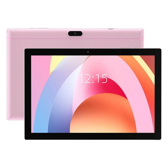 Android Tablet 10 inch Tablet, 64GB Storage Tablets, Android 14 Tablet, 1TB Expand, 8MP Camera, Quad-Core Processor 8GB RAM Wifi 6000MAH Battery 10.1'' IPS HD Touch Screen Google Tableta (Pink Tab)