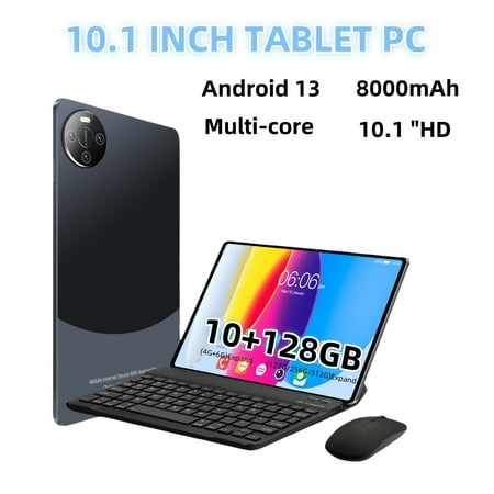 Android Tablet, 2025 Tablet 10.2 inch Android 14 Tablets, Octa-Core 10GB RAM 64GB ROM | 6000mAh Battery, 1024GB Expand |1080 * 800 HD IPS Touchscreen | 5G/2.4G WiFi 6 | Bluetooth 5.0