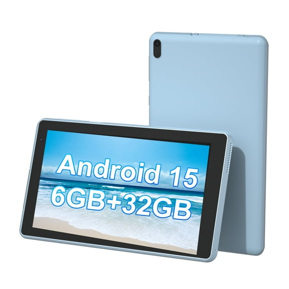 Android Tablet 7 inch, Android 12 Tablet, 4GB RAM 32GB ROM, Quad-Core Processor, Dual Camera, WiFi, 128GB Expand, Game, GMS Certified Tablets for Kids