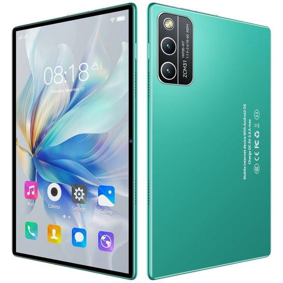 Android Tablets for Adults, Hwkond Android Tablet 10.1 Inch Touchscreen 1280x1080 IPS Full HD Display 5G Wifi Tablet Real Configuration 4GB RAM+32GB ROM And 256GB Expand Memory,Green
