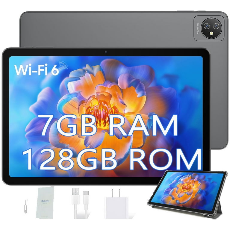 少し豊富な贈り物 8 Tab Blackview Android 6 Wifi ROM, 128GB Tablet, HD inch 10 Androidタブレット本体