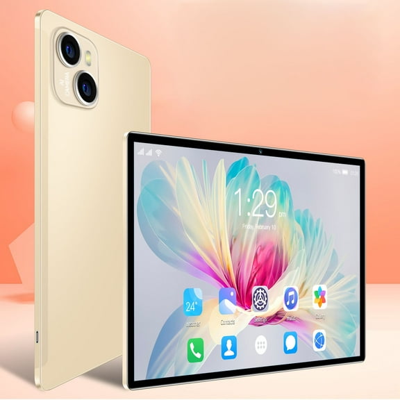 Android Tablets on Sale, Hwkond HD Tablet WiFi Bluetooth Android Voice Call Game Tablet,10.1 Inch IPS Display Screen,WiFi,2GB RAM+16GB ROM,5000mAh,Android 7 System,Gold